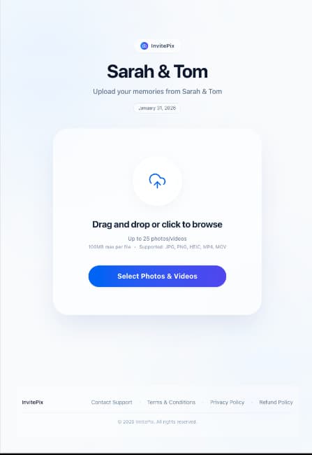 They upload from any phone